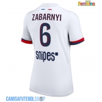 Camisa de time de futebol Paris Saint-Germain Illia Zabarnyi #6 Replicas 2º Equipamento Feminina 2025-26 Manga Curta